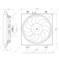 New products radiator cooling fan for VW GOLF